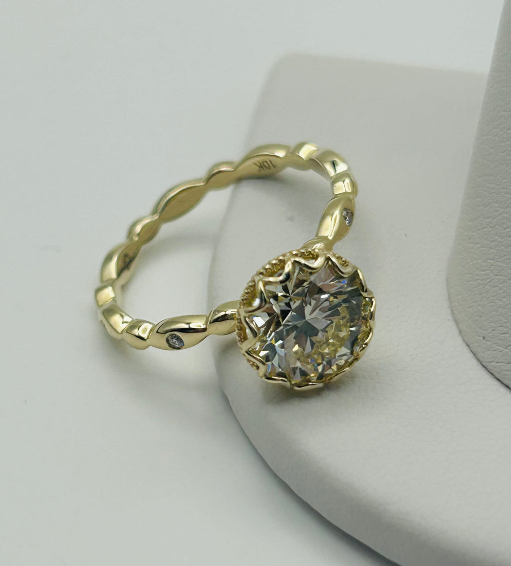 2.06 CT Lab-Grown Diamond Ring | VS2 Clarity