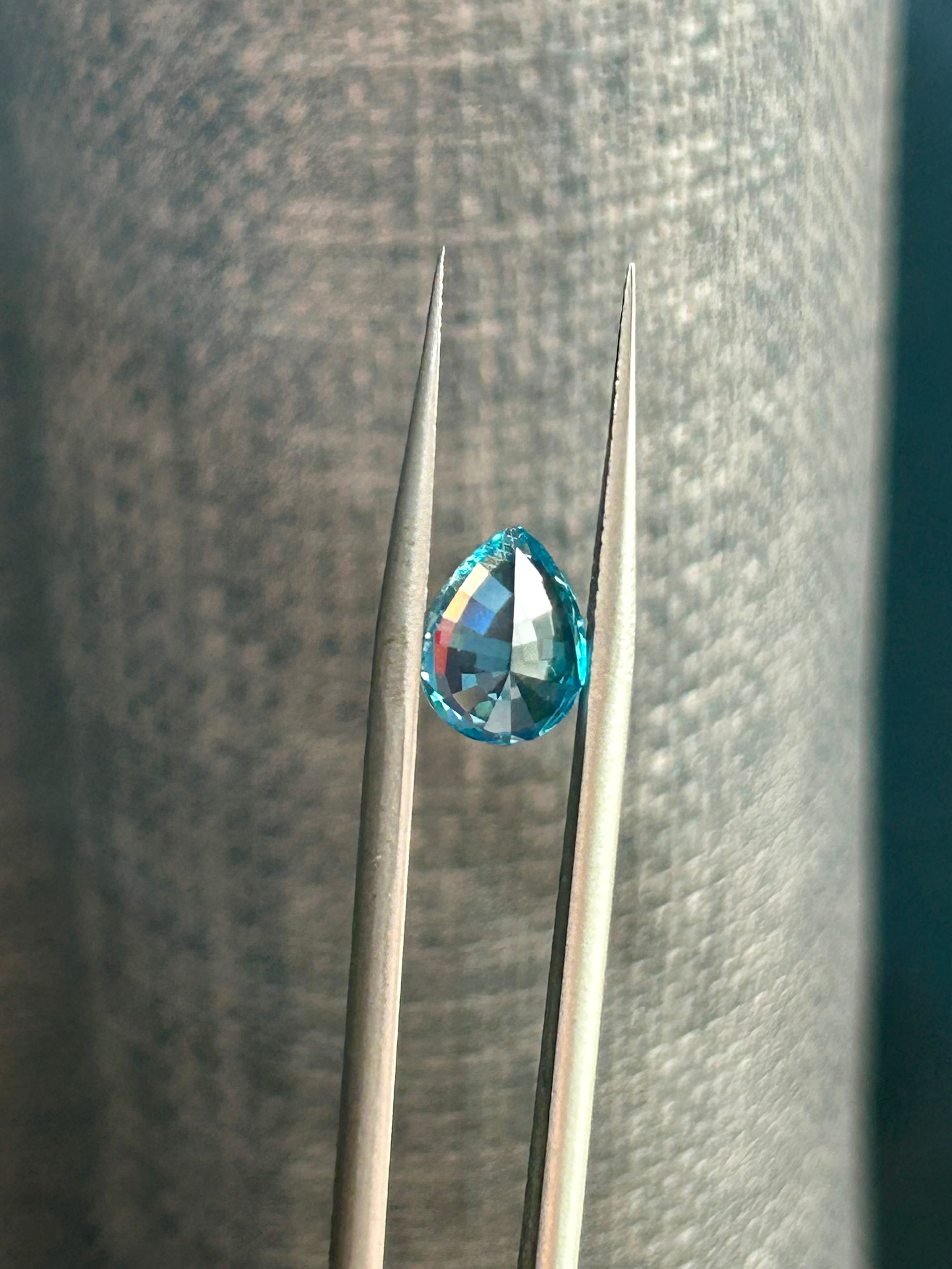 Pear-Cut Blue Lab Sapphire – 2.3ct (7×9mm)