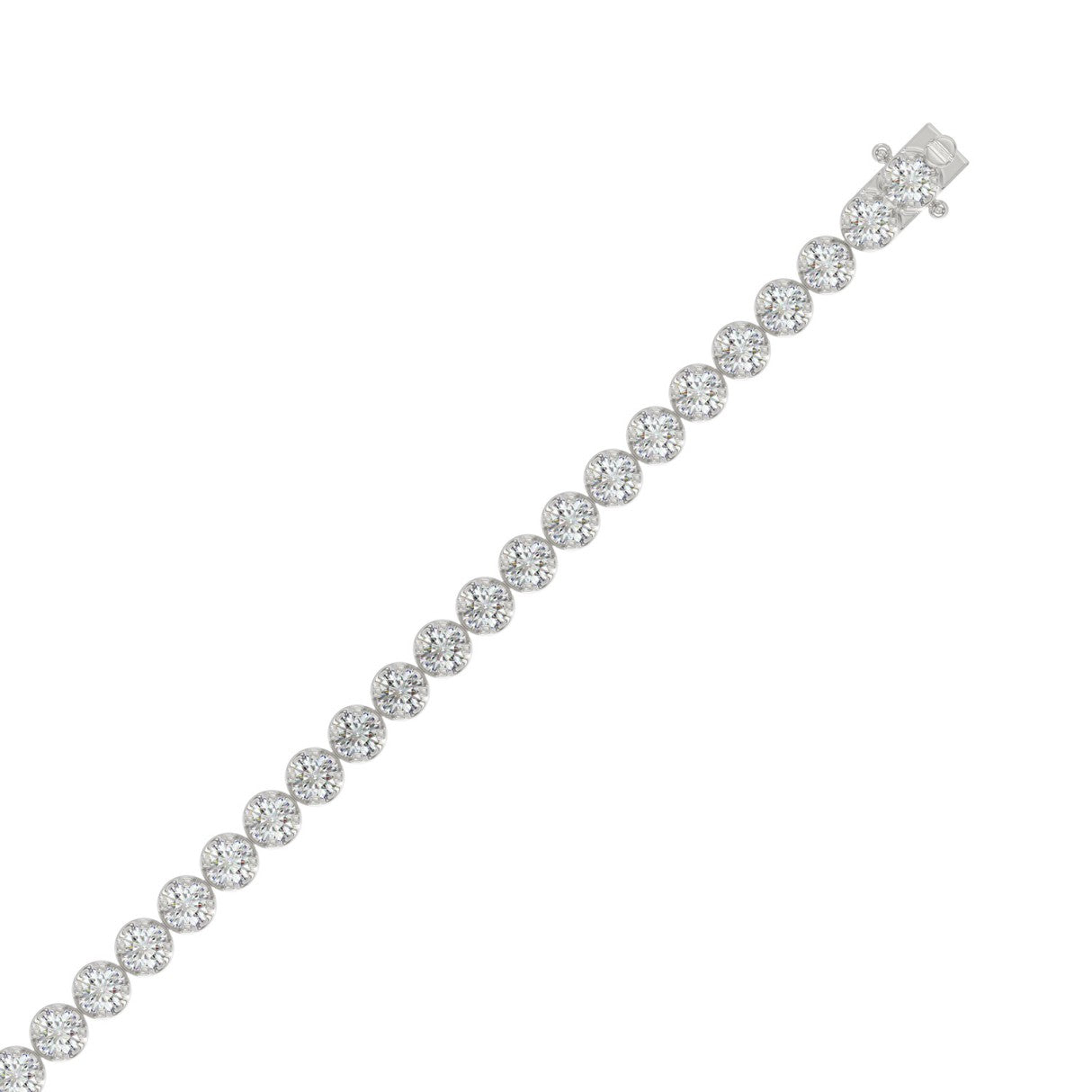 Lab Grown Diamond Tennis Bracelet | 3 CTW, Size 7”| Available in 10K & 14KT Yellow & White Gold