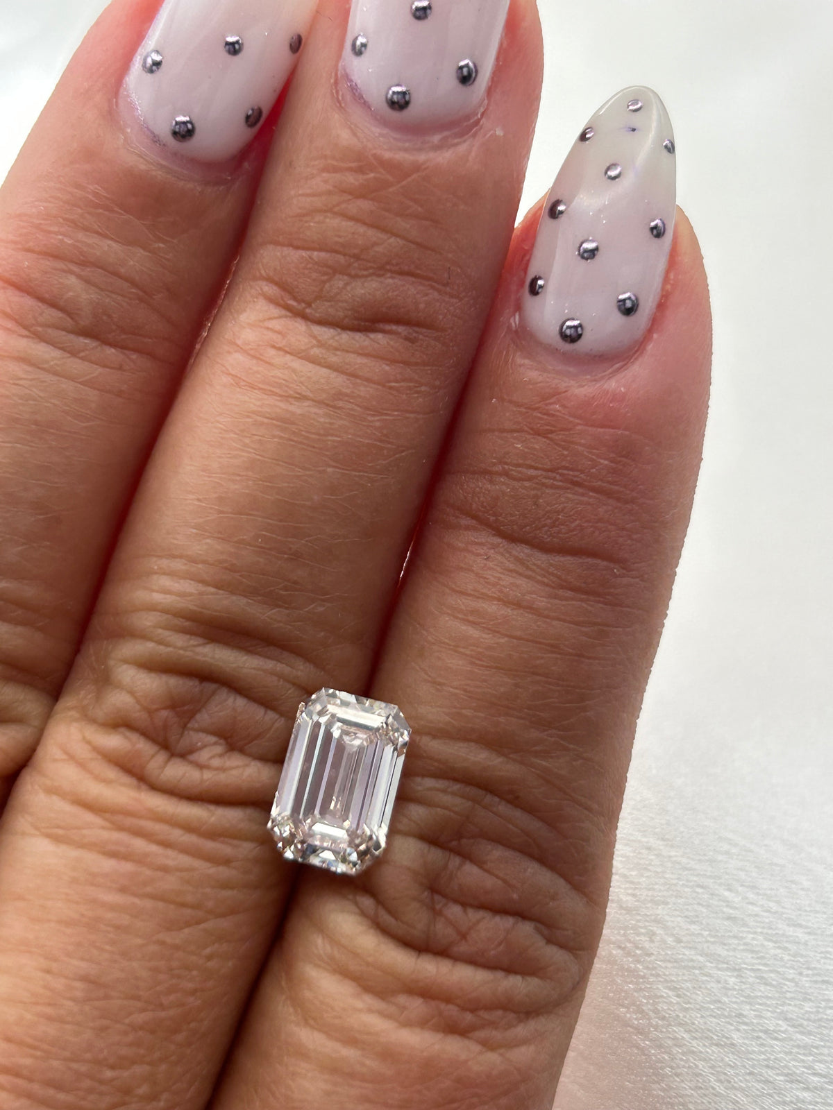 3.02 CT Emerald Cut Lab-Grown Diamond L VS1, IGI Certified