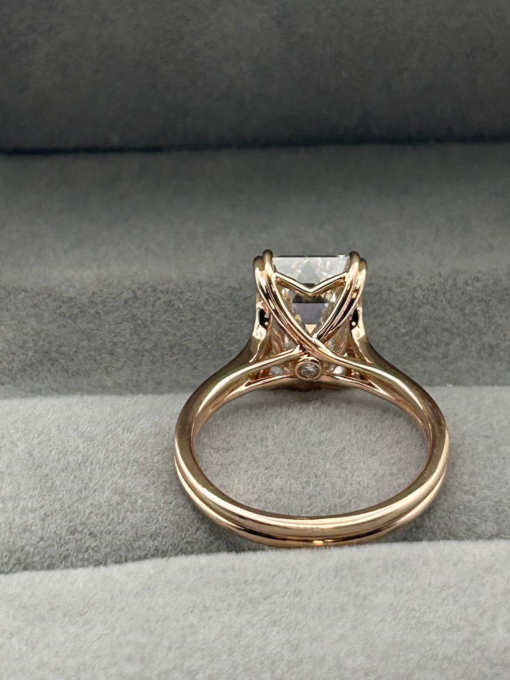 5.48 CT Emerald Cut Lab-Grown Diamond Ring