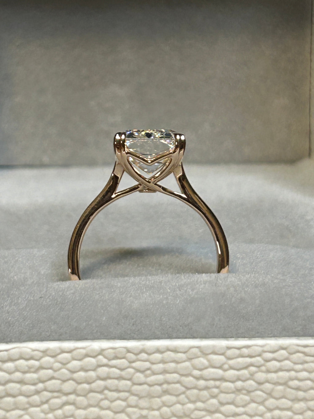 5.48 CT Emerald Cut Lab-Grown Diamond Ring