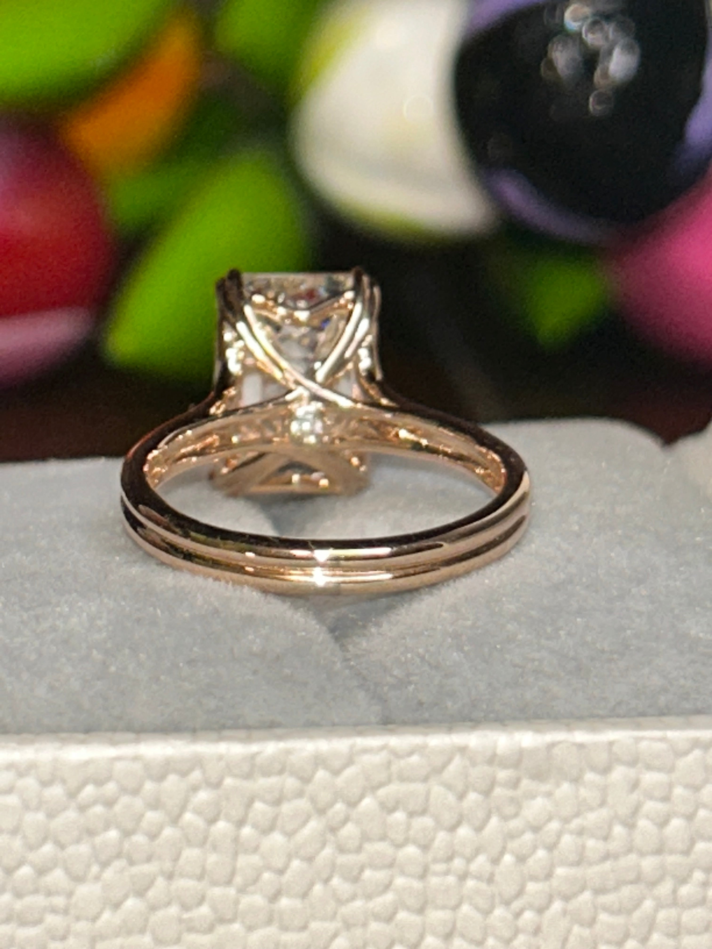 5.48 CT Emerald Cut Lab-Grown Diamond Ring