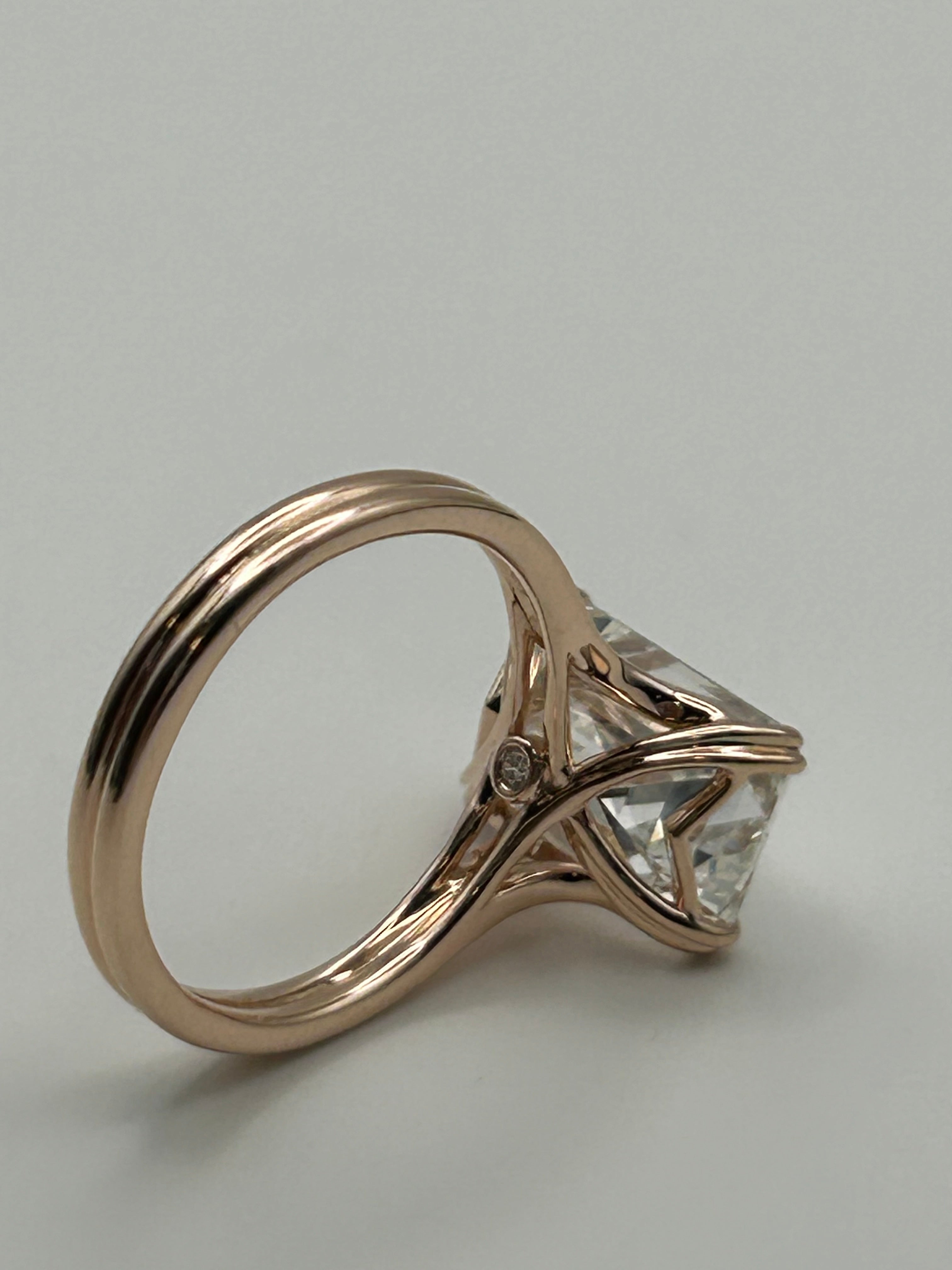 5.48 CT Emerald Cut Lab-Grown Diamond Ring