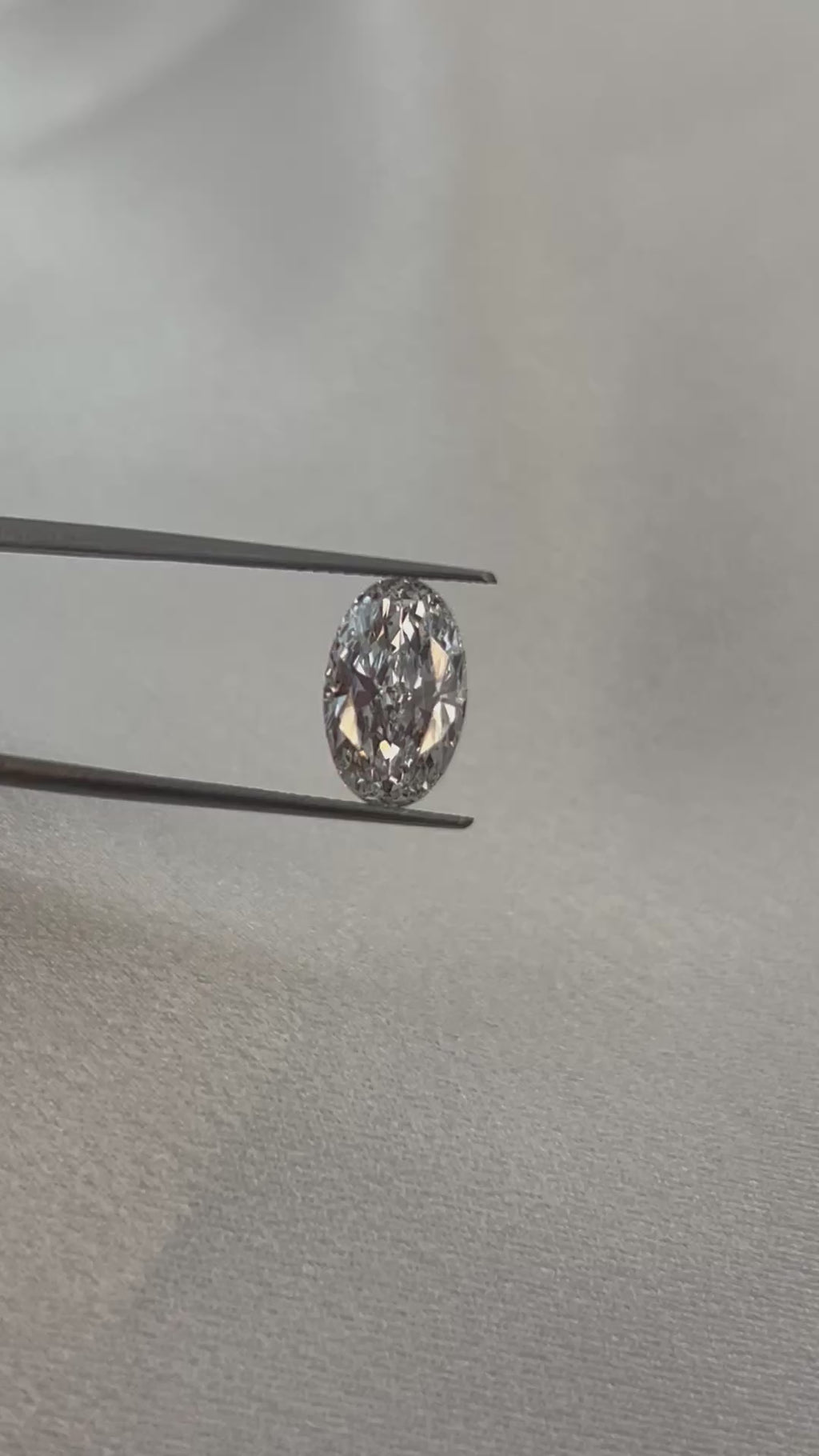3.53 CT Oval Modified Brilliant Lab-Grown Diamond F VS1, IGI Certified