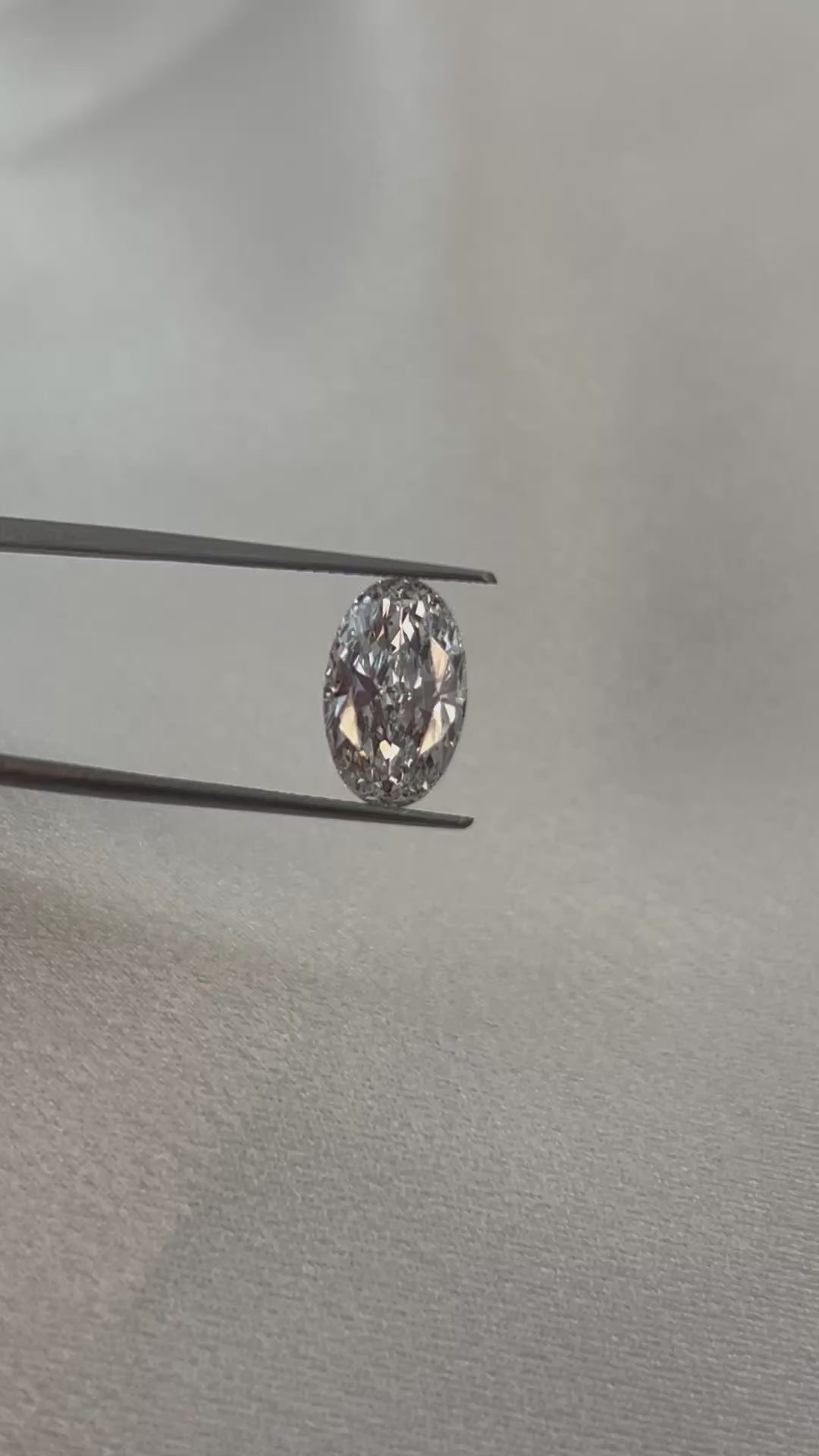3.53 CT Oval Modified Brilliant Lab-Grown Diamond F VS1, IGI Certified