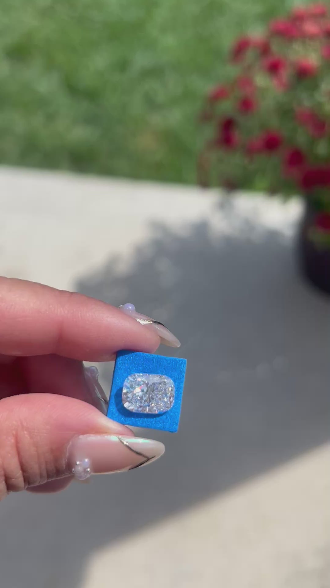 4.04 CT Cushion Modified Brilliant Lab-Grown Diamond F VVS2, IGI Certified