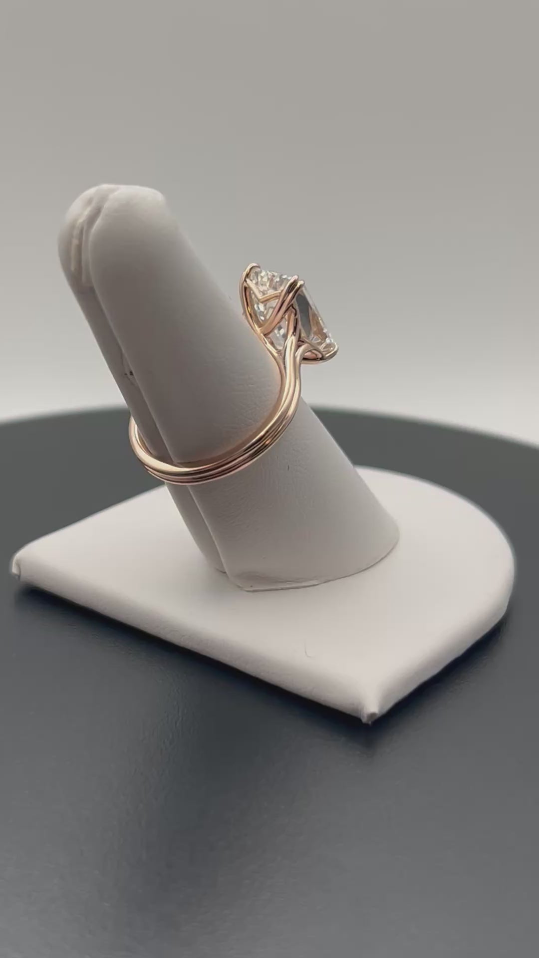 5.48 CT Emerald Cut Lab-Grown Diamond Ring